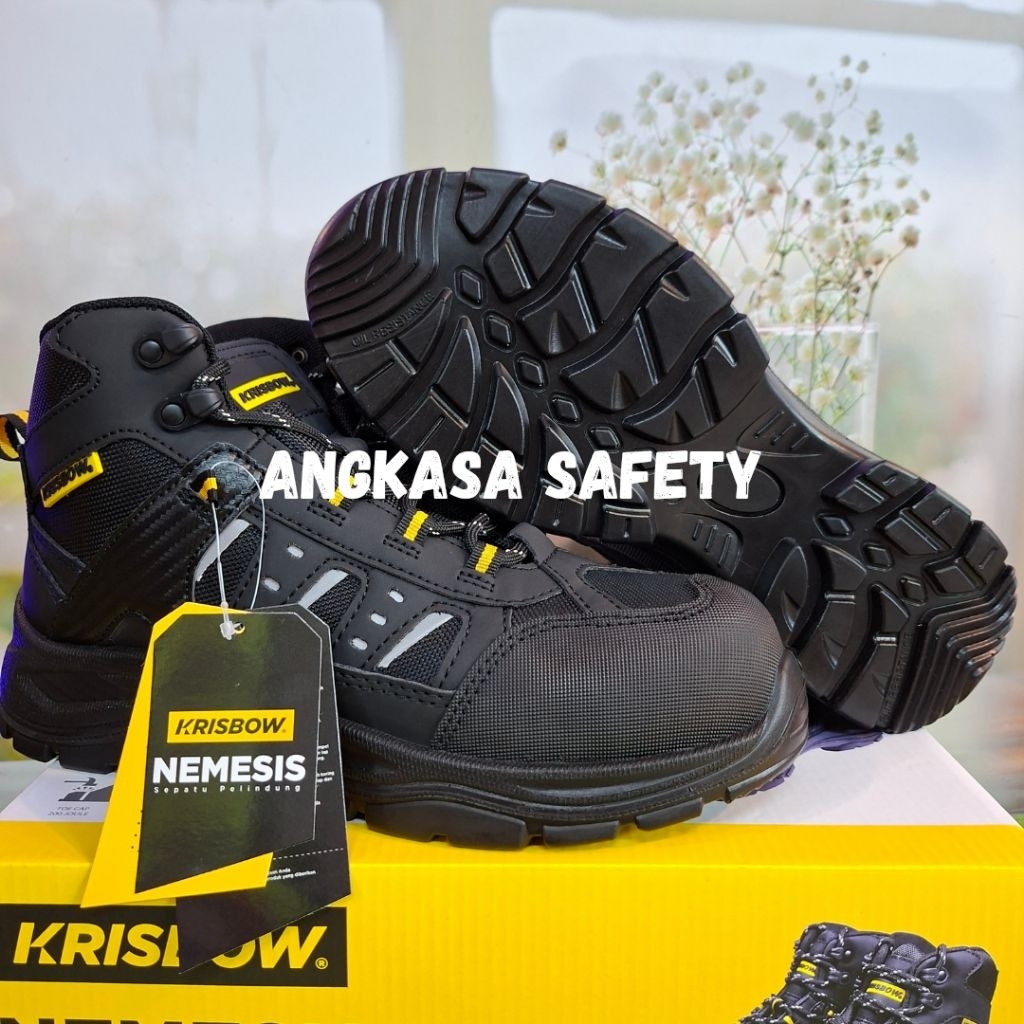 Jual Sepatu Safety Krisbow Nemesis 6 Inch Original 100%