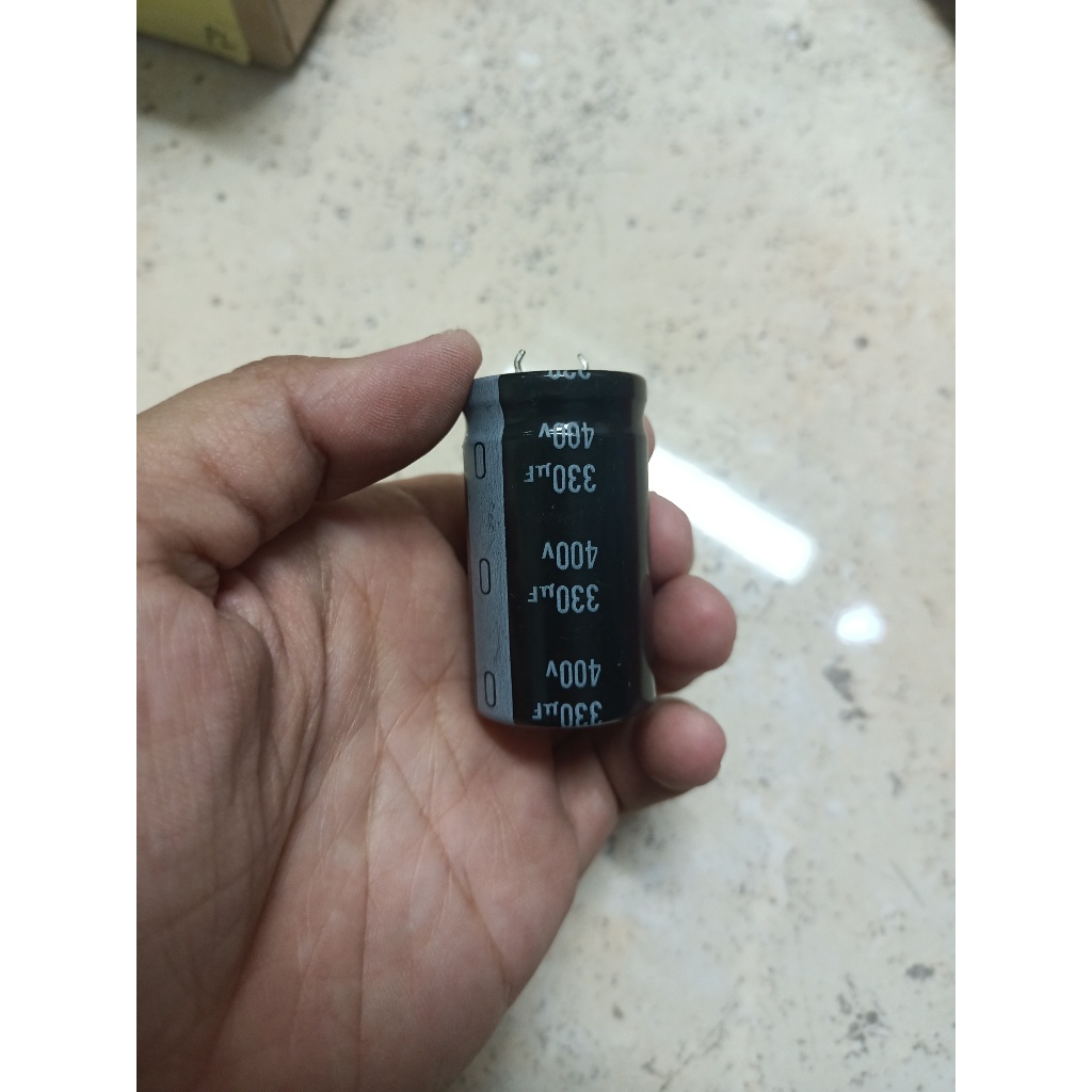 Elco Kapasitor 400V-330UF Nichicon