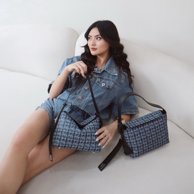 ONORA • NORA DENIM • multiways bag / handbag / slingbag / shoulder bag