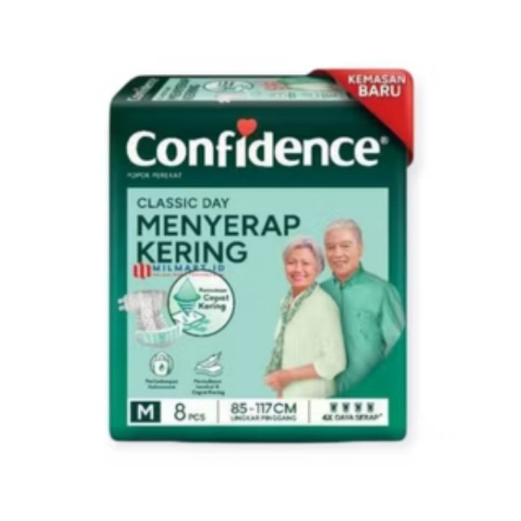Confidence Classic Day M8 / Popok Dewasa / Pampers Dewasa