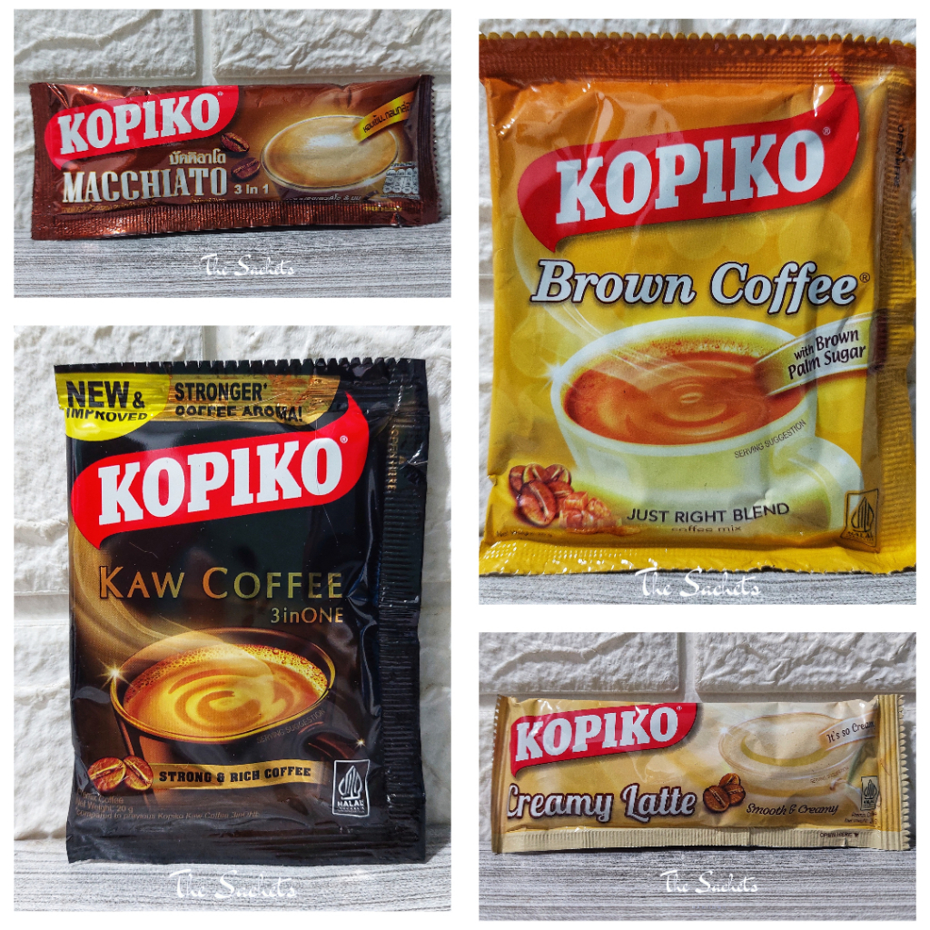 Kopiko Brown Creamy Latte Macchiato Kaw Coffee Sachet