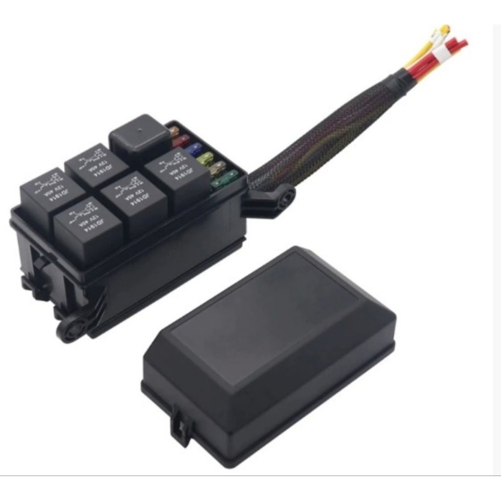 Fuse box 5relay 6sekering universal