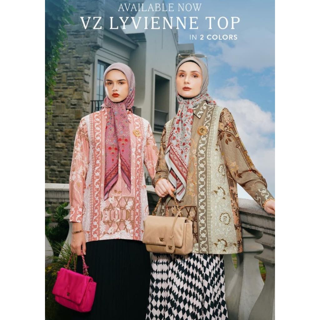 VZ Lyvienne Top Premium Crepe Original by VIVI ZUBEDI