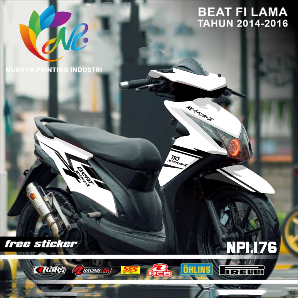 COD) Decal Beat Fi 2014 2015 2016 Full Body Stiker Beat Fi 2014 2015 2016 Full Body Beat Fi Full Bod