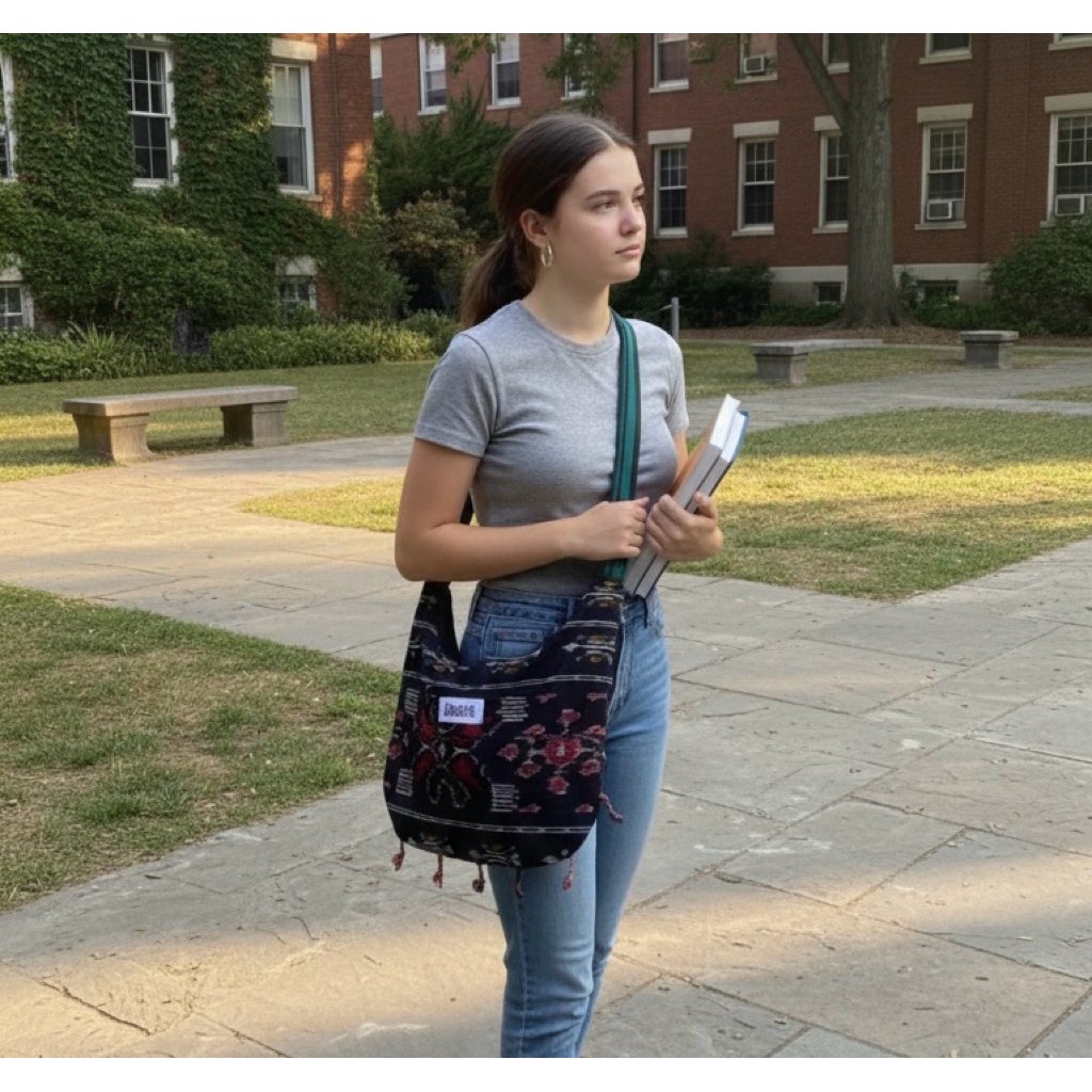 SELEMPANG LOMBOK | TAS SLINGBAG TENUN LOMBOK ASLI | TAS TENUN