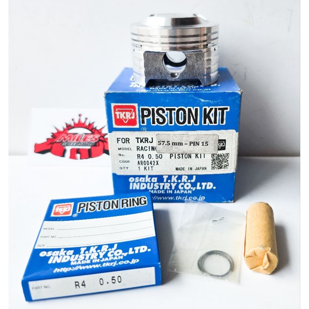 Piston Kit TKRJ MIO 57.5mm Pin 15