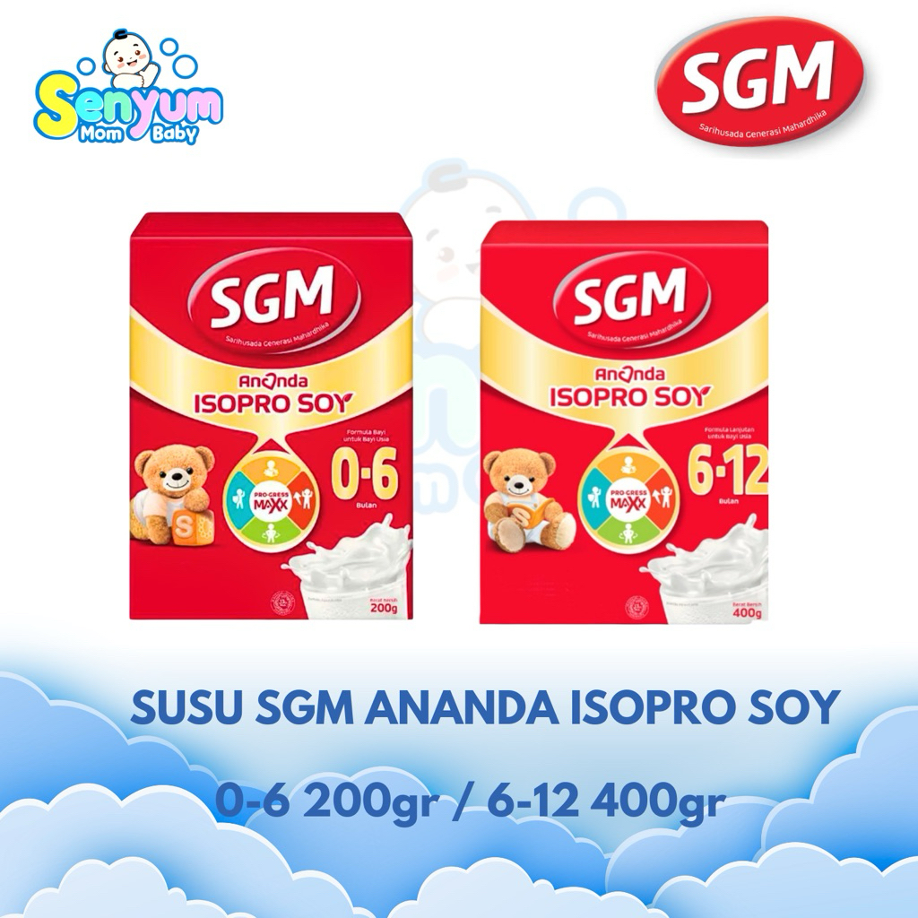 SGM ANANDA ISOPRO SOYA 0-6 200gr/6-12 400gr