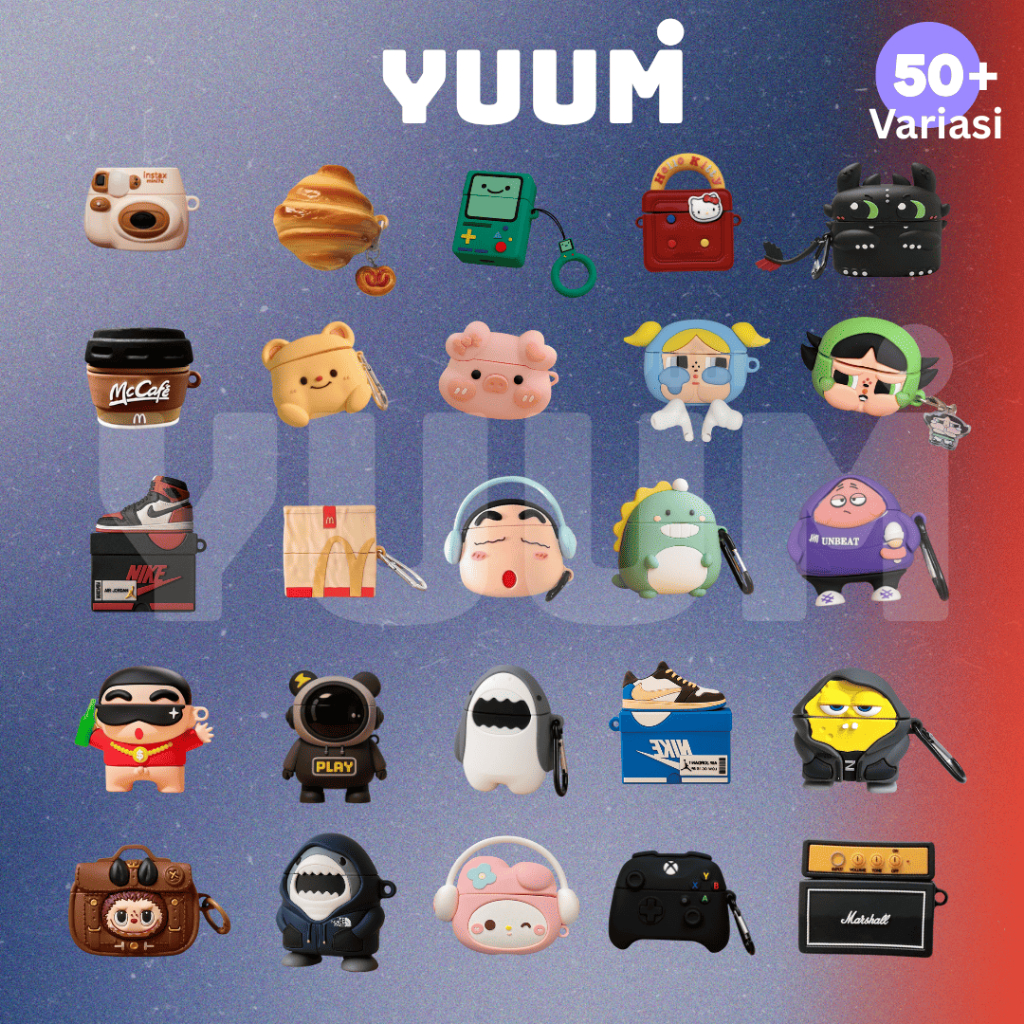 Case AirPods 4 Lucu Casing AirPods by Yuumi Singed Case [Free Hook]