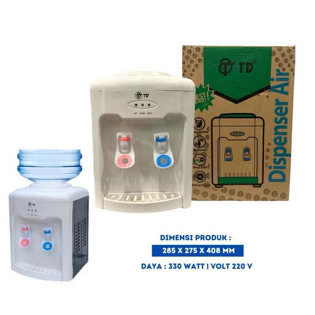 DISPENSER AIR GALON TD TWINDOG TD-377 PANAS & NORMAL
