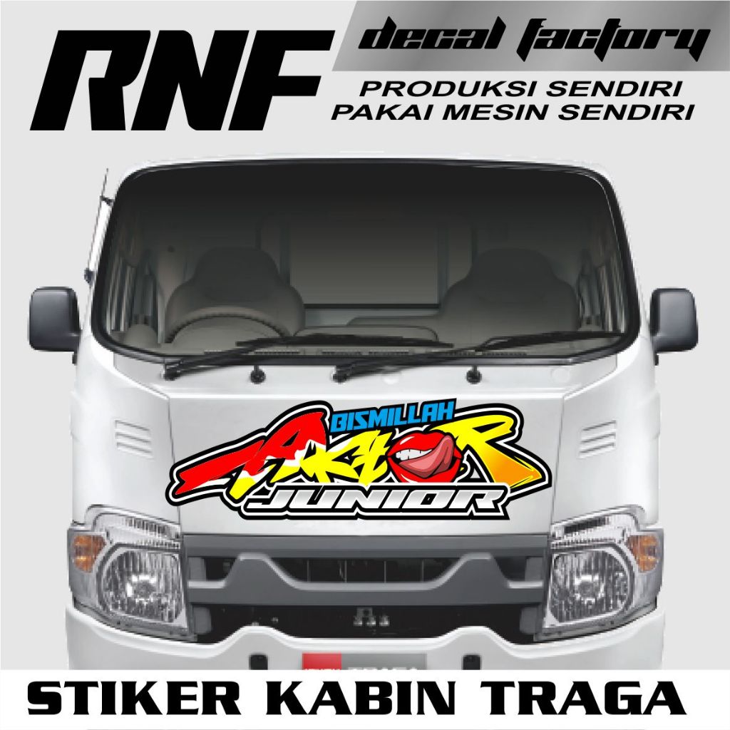 Stiker Traga Aktor Junior, Stiker Decal Traga