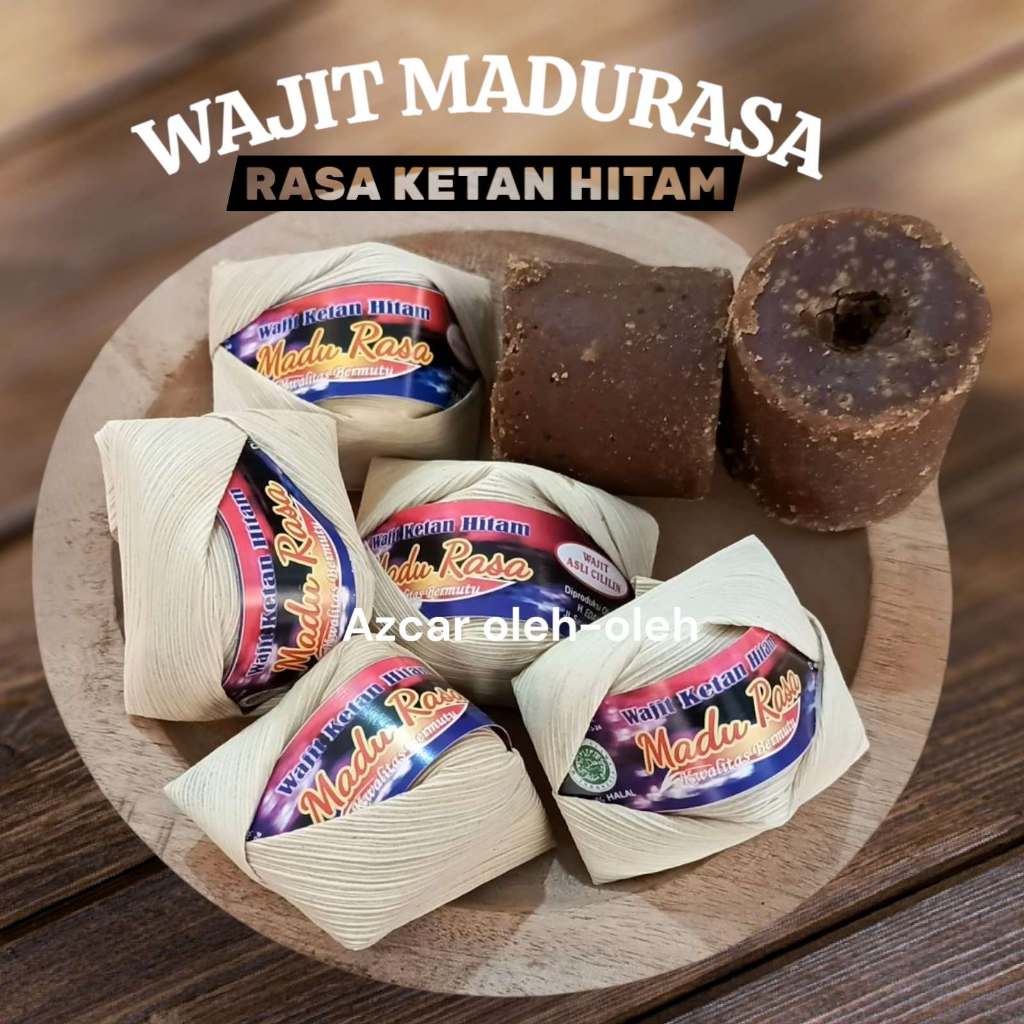Azcar Oleh-Oleh Wajit Madurasa Ketan Hitam Cililin Bandung Barat Ukuran 500gr