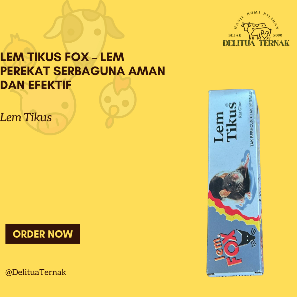 Lem Tikus FOX / Lem Tikus Fox Super Lengket