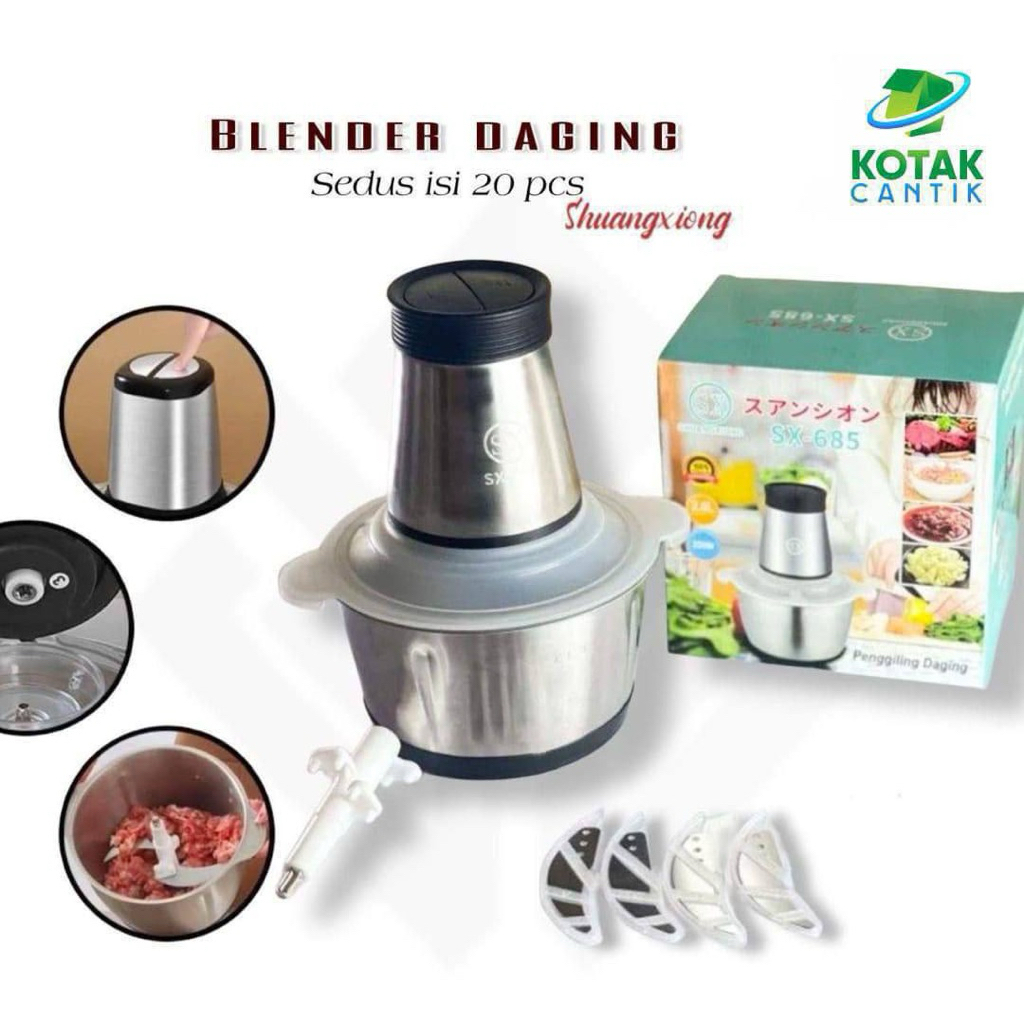 BLENDER DAGING STAINLESS CHOPPER BLENDER DAGING