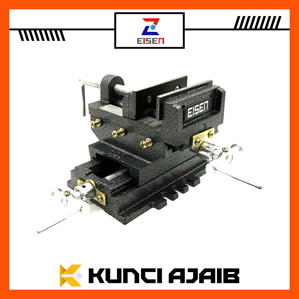 EISEN Catok Cross 4 Inch Ragum - Alat Penjepit Meja Duduk Silang