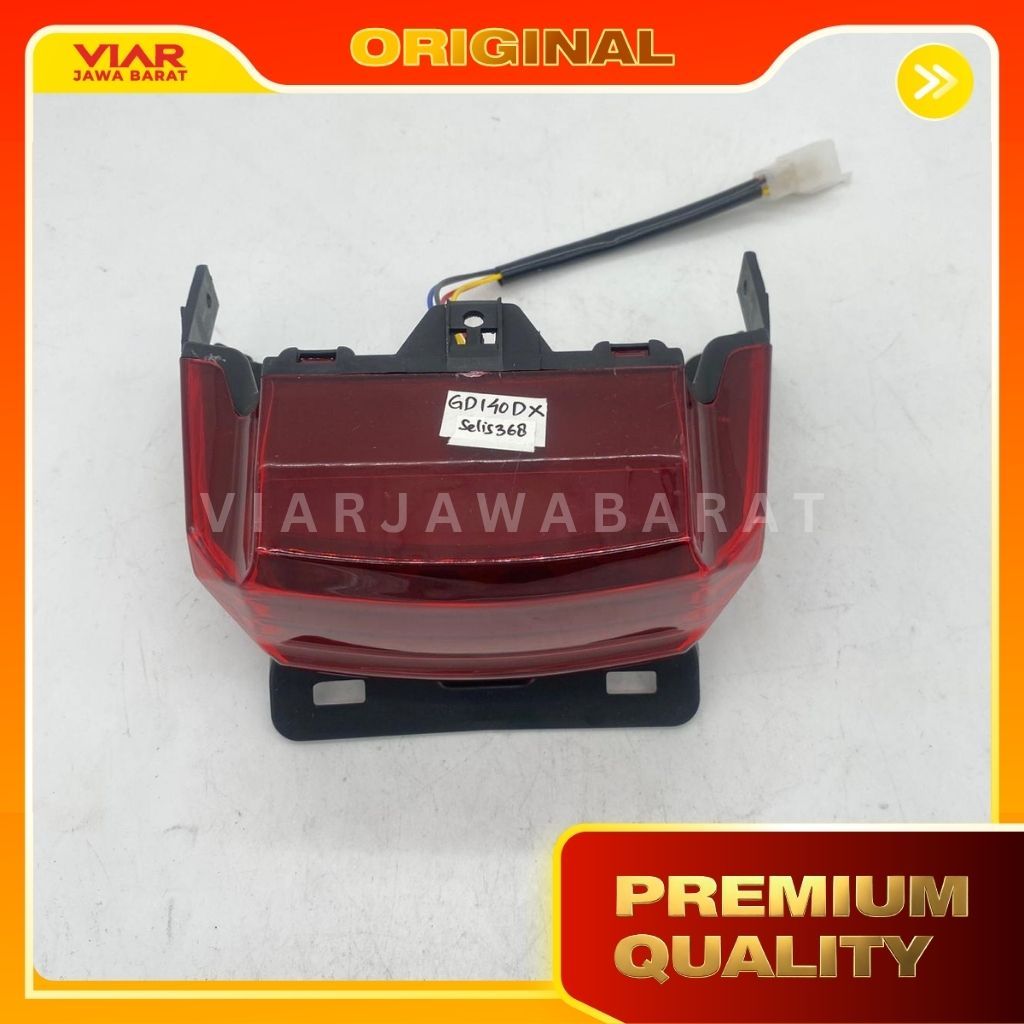 LAMPU BELAKANG SEPEDA LISTRIK GODA 140DX - SELIS368 - ORIGINAL 100% - SPAREPART SEPEDA LISTRIK