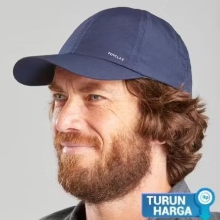 Decathlon Forclaz Topi biru tua