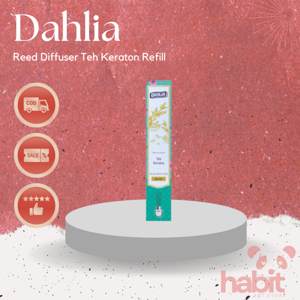 Dahlia Reed Diffuser Teh Keraton Refill