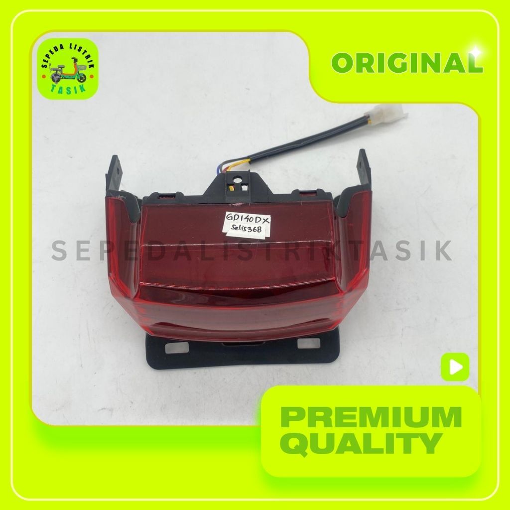 LAMPU BELAKANG SEPEDA LISTRIK GODA 140DX - SELIS368 - ORIGINAL 100% - SPAREPART SEPEDA LISTRIK