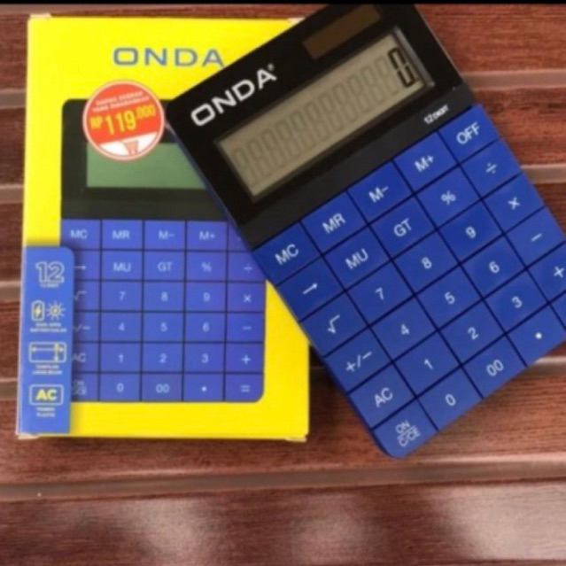 Kalkulator Onda 12 Digit Made in Japan Alat Hitung Citizen Calculator