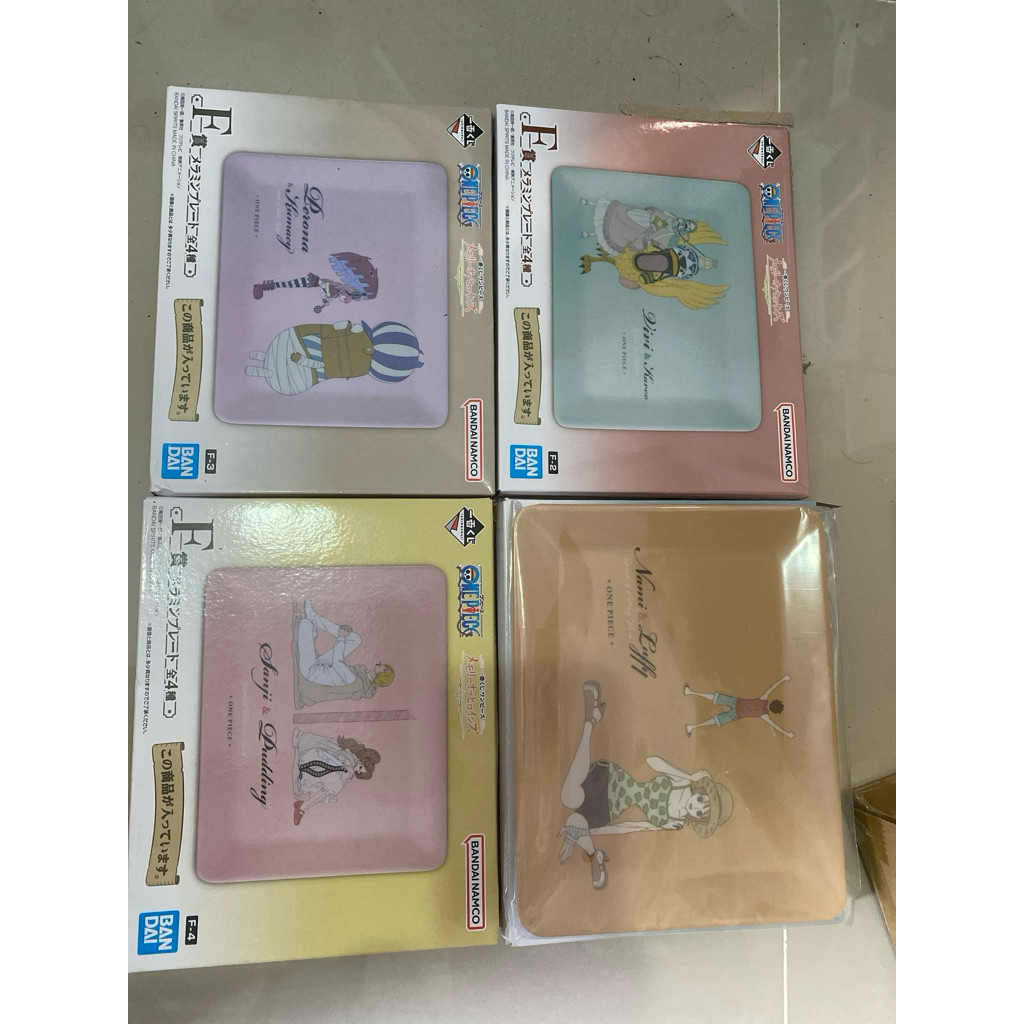 MERCHANDISE ICHIBAN KUJI PRIZE F PIRING PLASTIK SNACK ONE PIECE