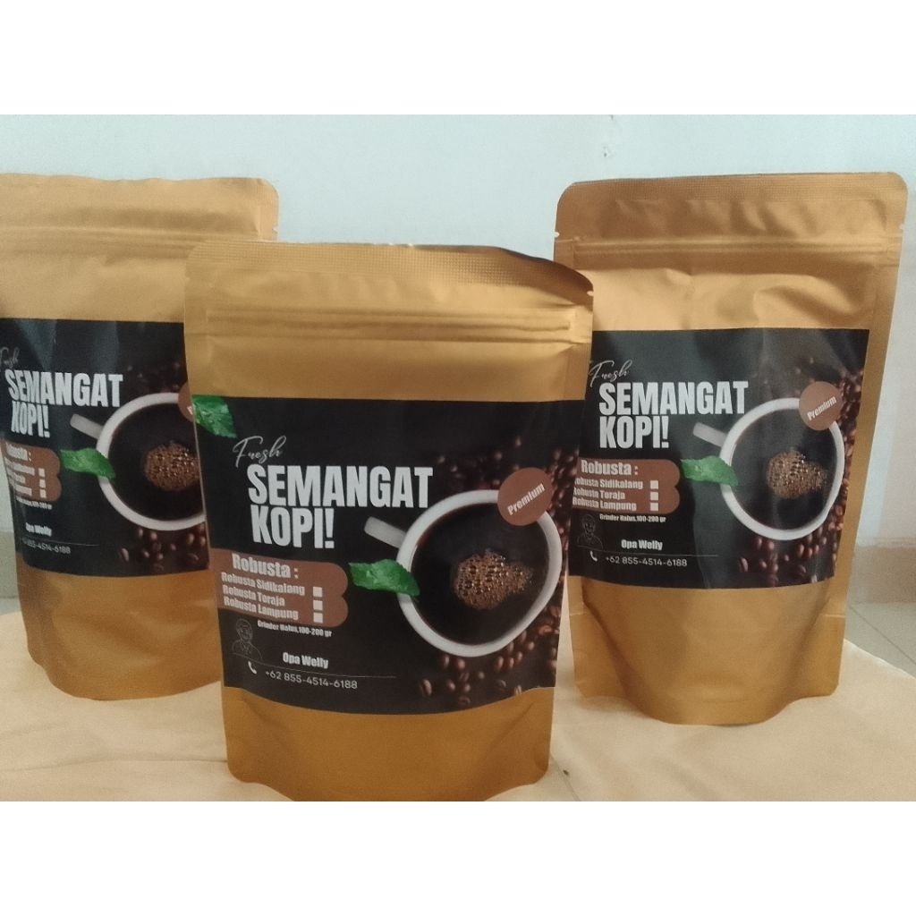 Kopi Robusta Sidikalang asli kental strong.Sumatra Coffee/Kopi trubruk/Kopi Saring/Kopi Bubuk Halus 