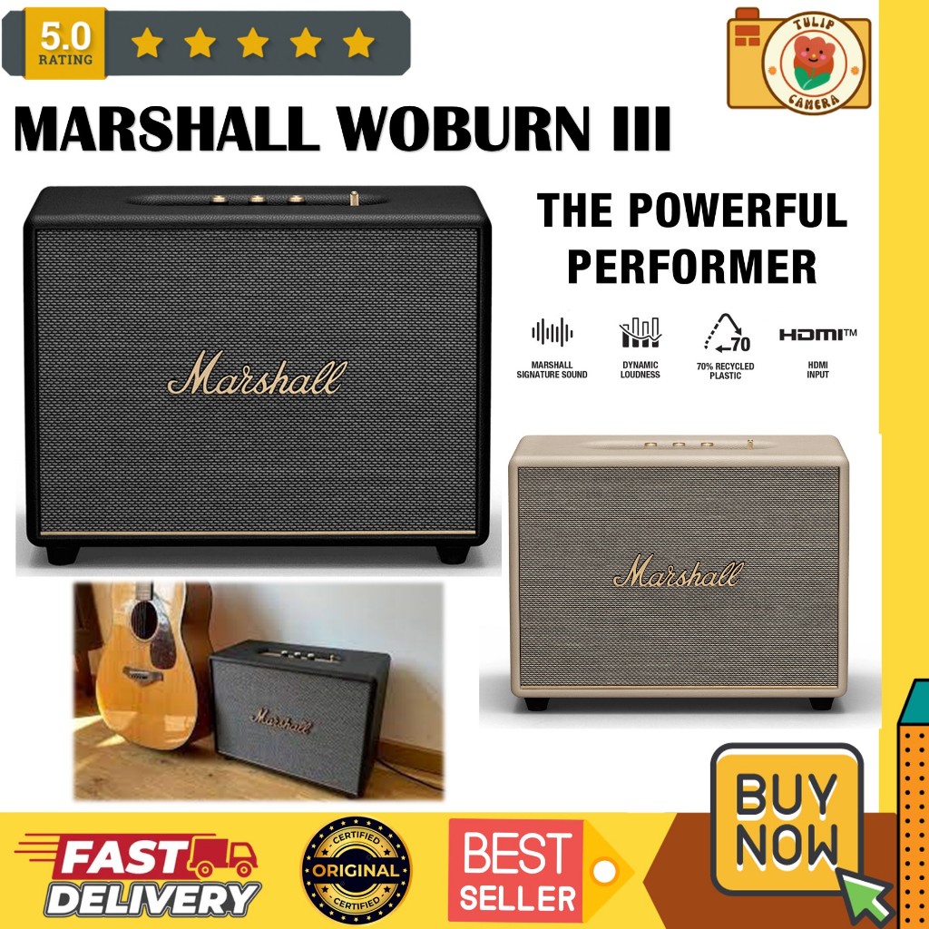 Marshall Woburn III Bluetooth Speaker Original