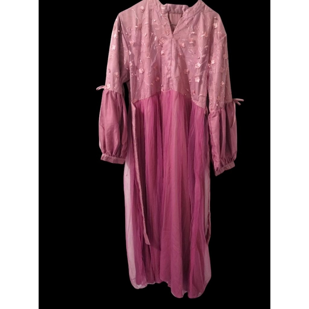 Preloved Gamis Dress Kondangan Maxmara Mix Tile Premium