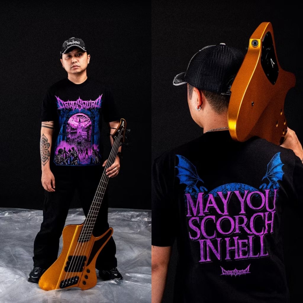 Kaos band deadsquad / kaos musik deadsquad black