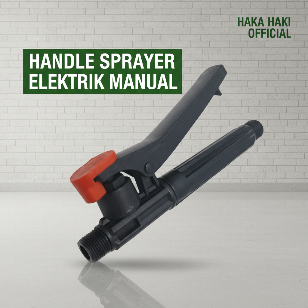 HANDLE SPRAYER ELEKTRIK MANUAL STOPKRAN PENCET KNAPSACK SPRAYER ELEKTRIK- KRAN PENCET SPRAYER