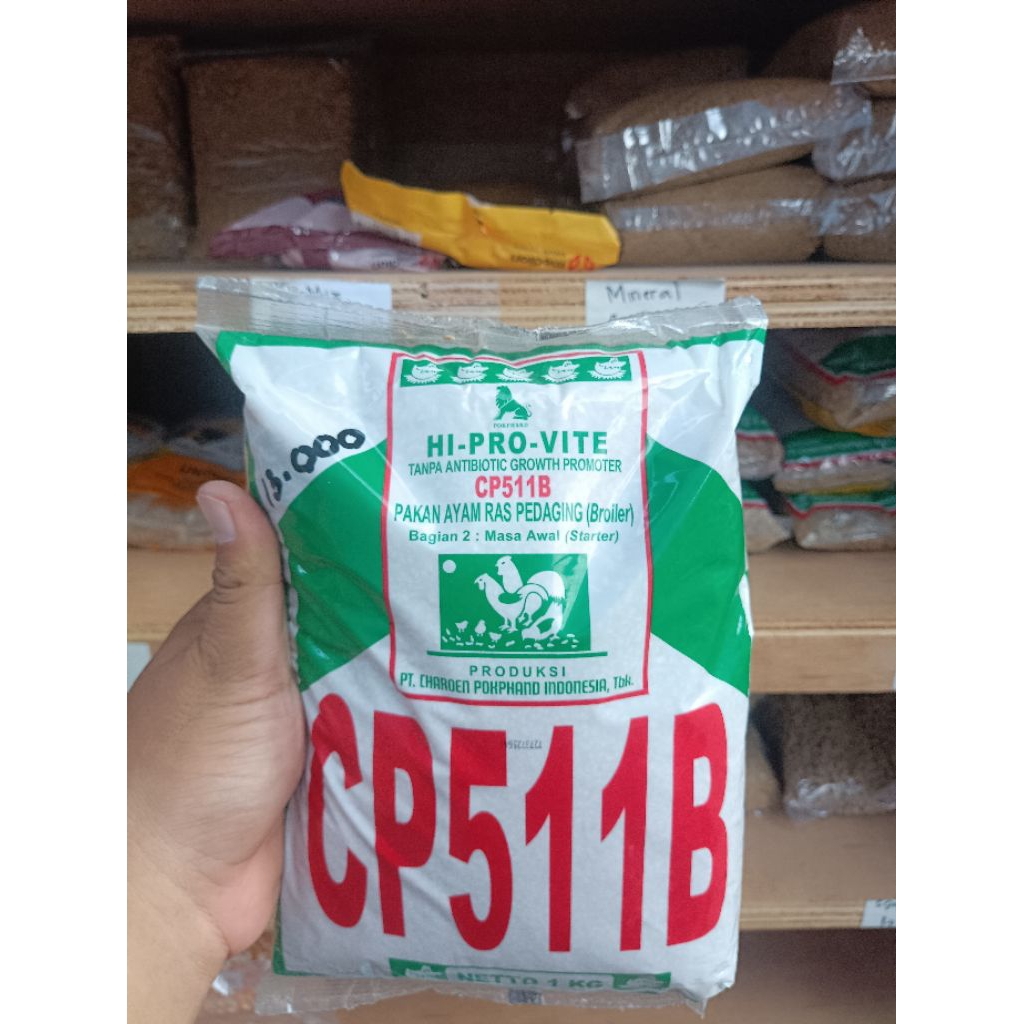 Pur pakan ayam 511B hi-pro-vite 1kg