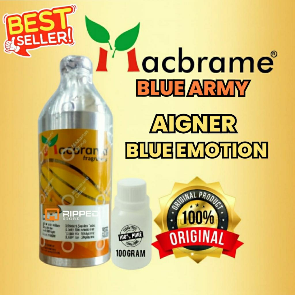 Bibit Parfum Murni 100ml Aigner Blue Emotion || Original Macbrame