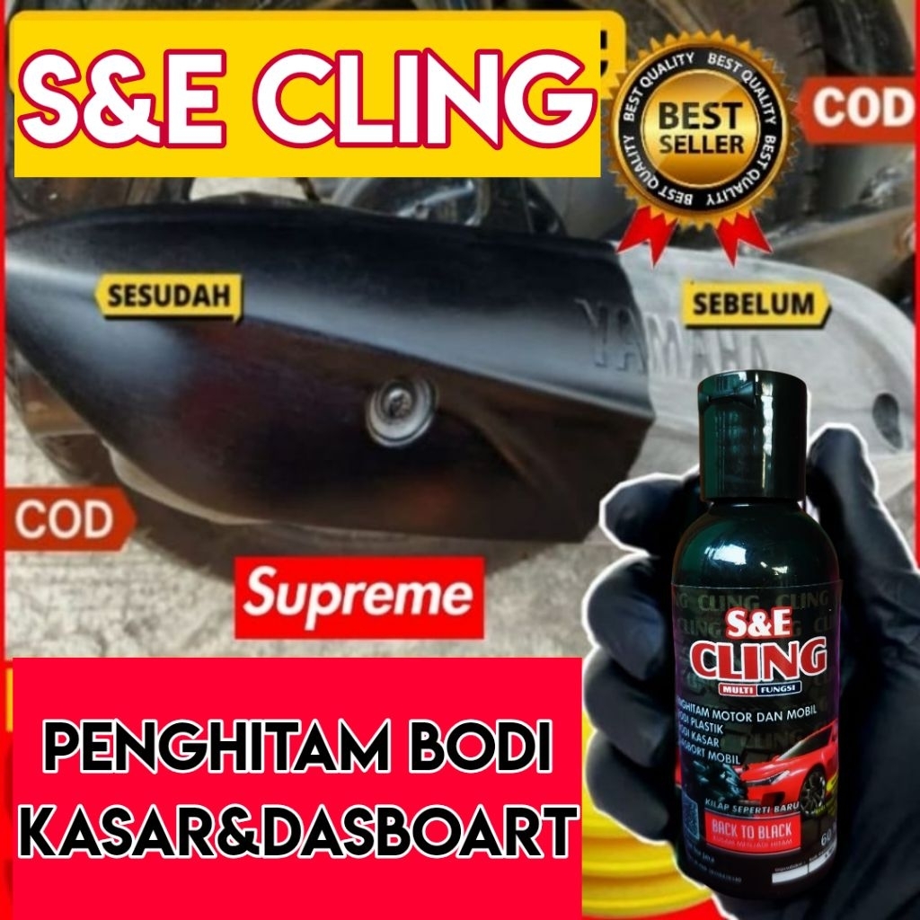 Penghitam Bodi kasar 1ml 100 rupiah (100ml 10ribu) Pengkilap Bodi Halus Motor Dan Mobil Hitam Kilap 