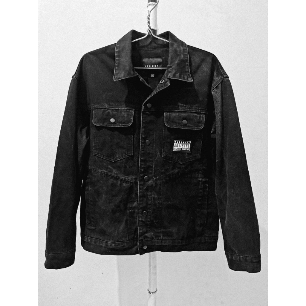 jacket denim parental advisory