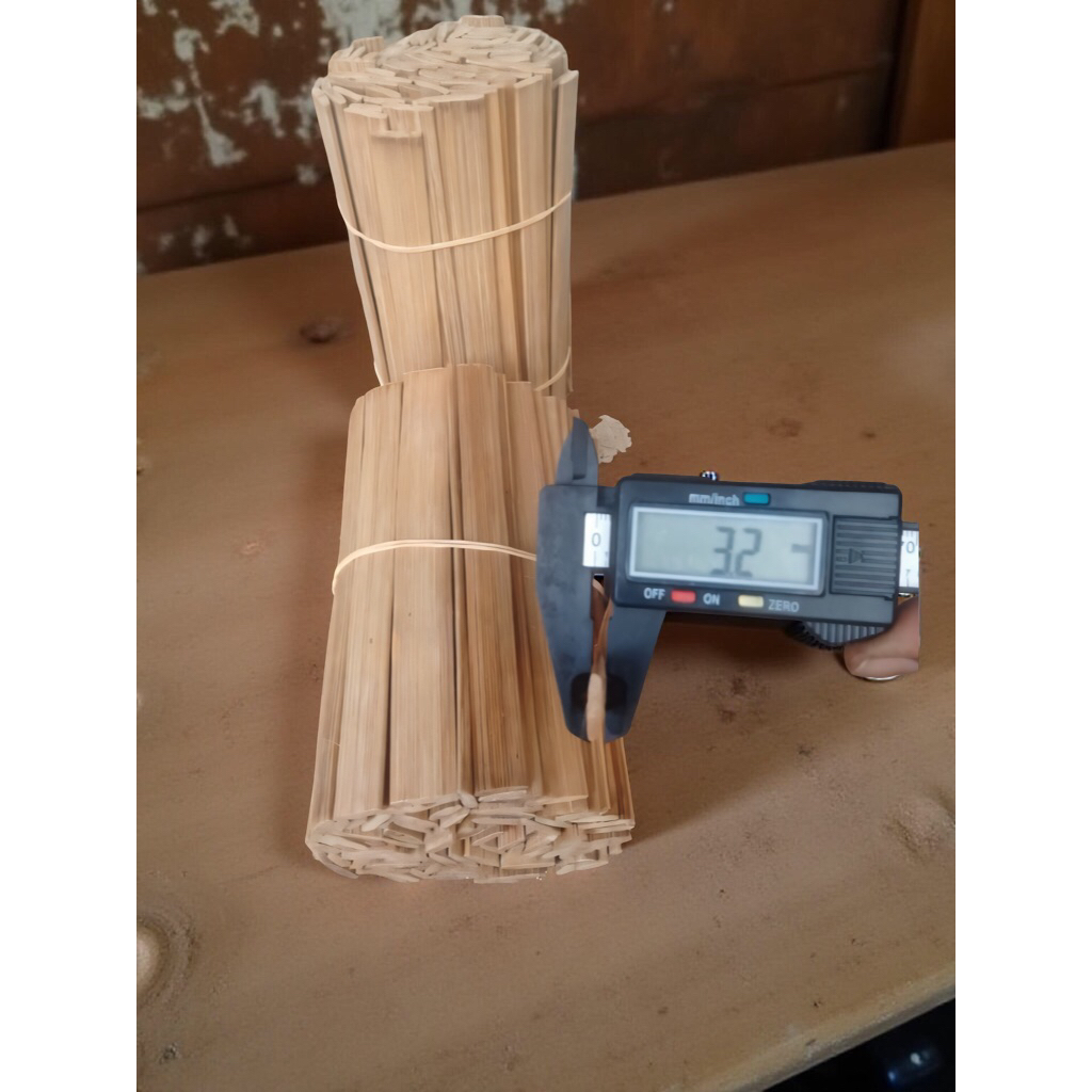 Stik Sate Lilit 100 Pcs | Panjang 15 Cm | Tusuk Sate Lilit | Tusuk Sate Bali