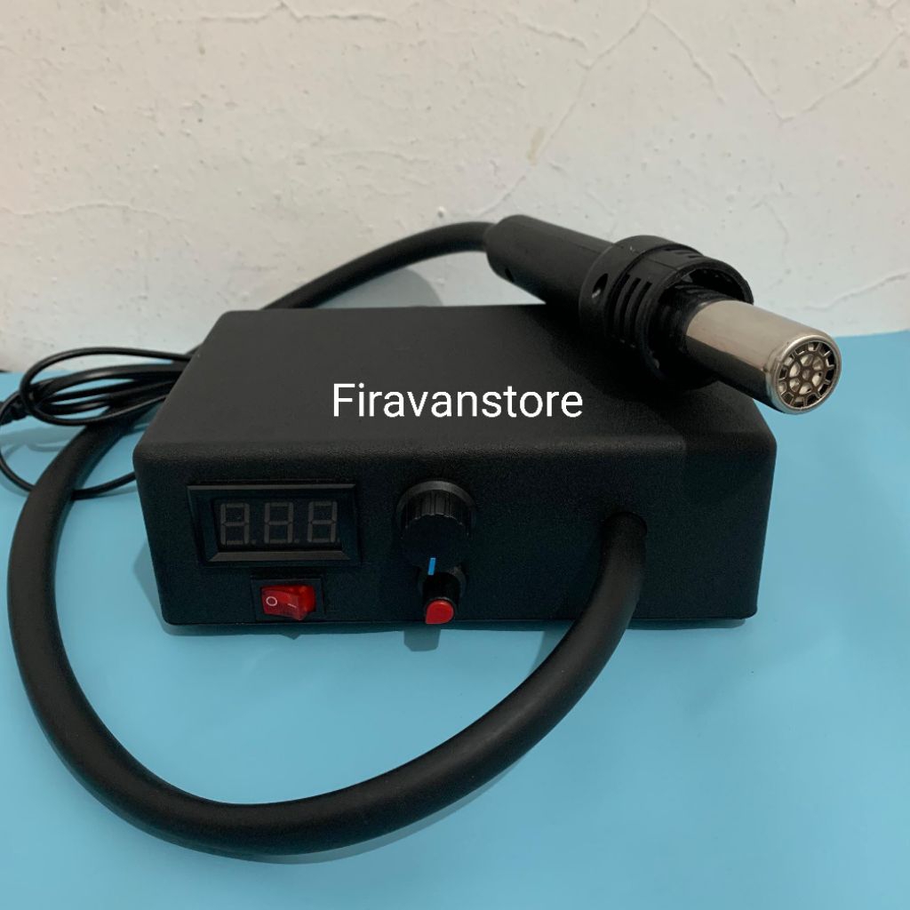 Solder Uap Rakitan Gagang analog 850A Dengan Pengatur Arus AC Dan Kecepatan Angin