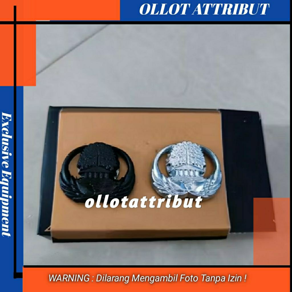 PIN LENCANA KORPRI HITAM | PIN LENCANA KORPRI SILVER