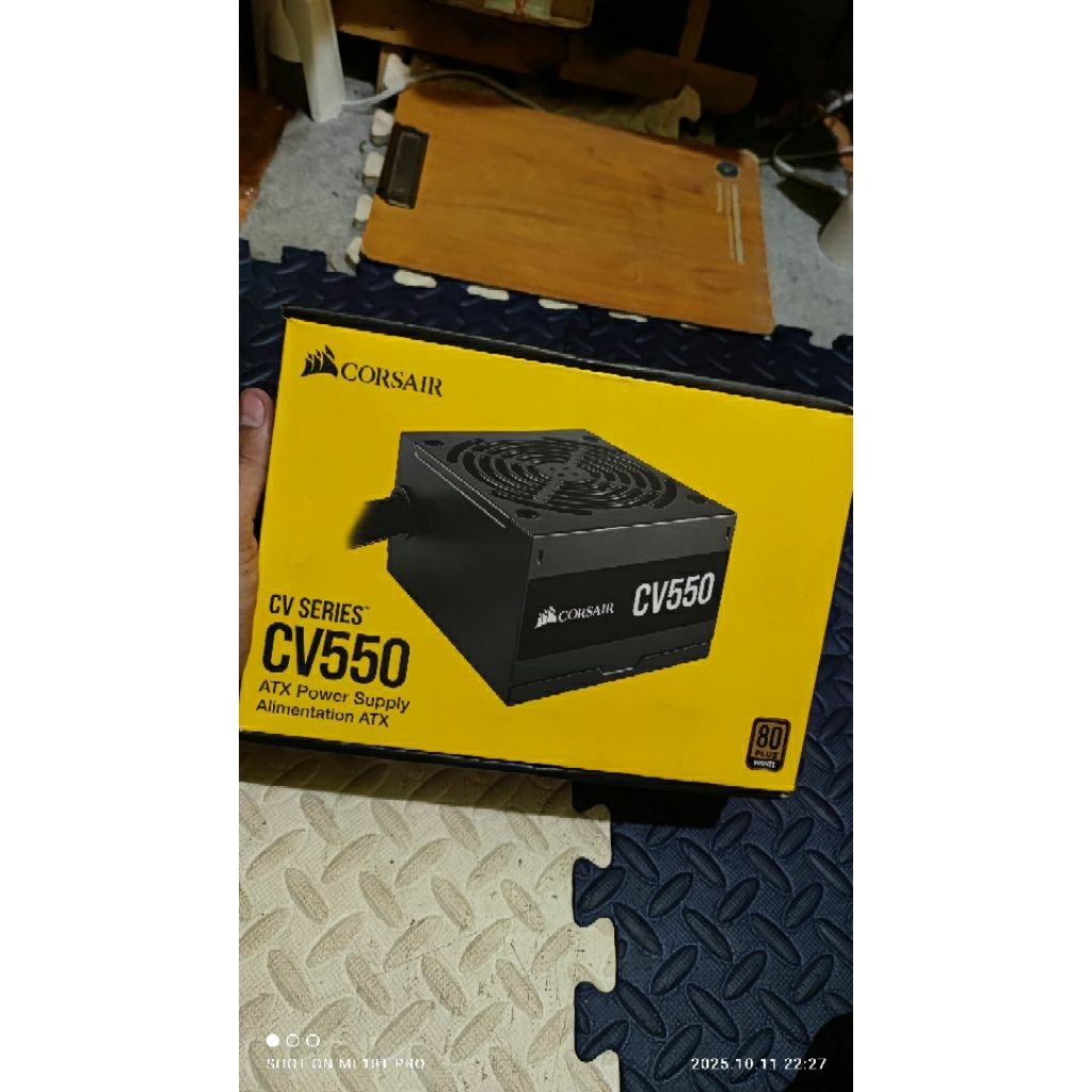 PSU Power Supply Corsair CV 550W 80Plus Bronze Bekas Berfungsi Normal Segel Murah