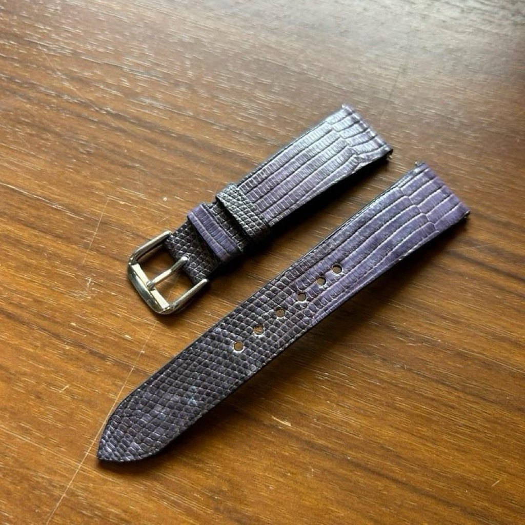 Lizard Leather Strap 20 mm
