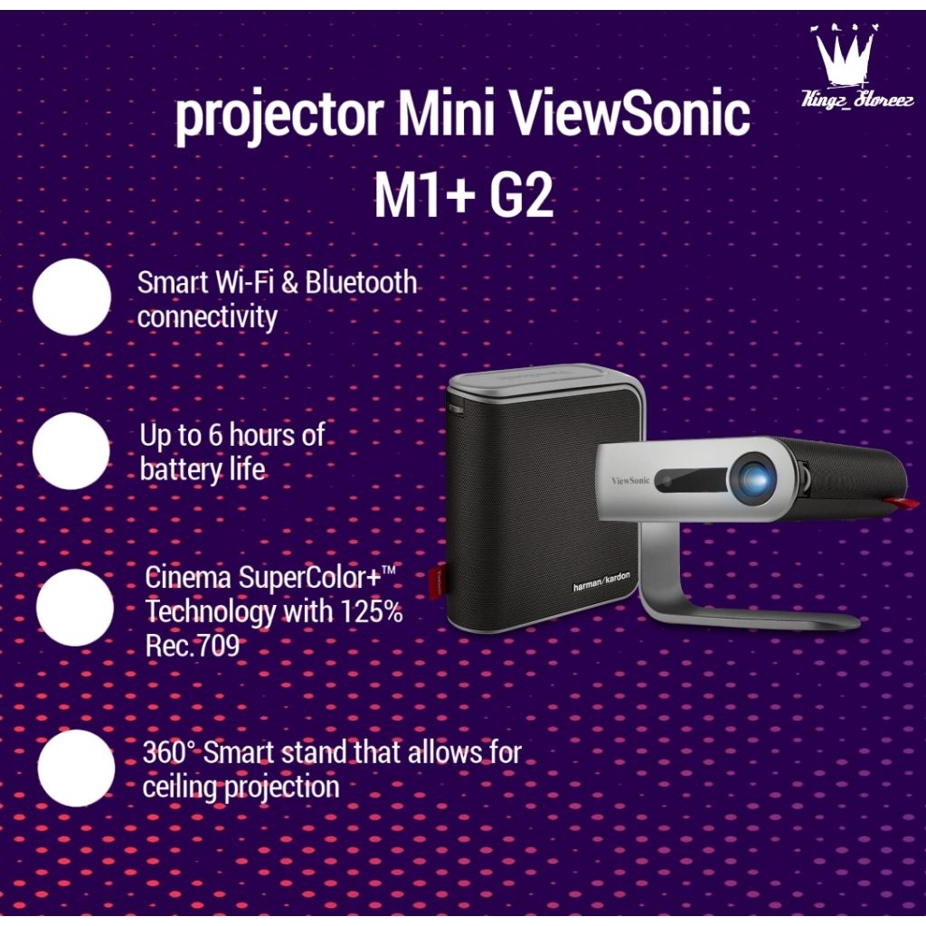 Viewsonic M1+G2 Smart Mini Proyektor