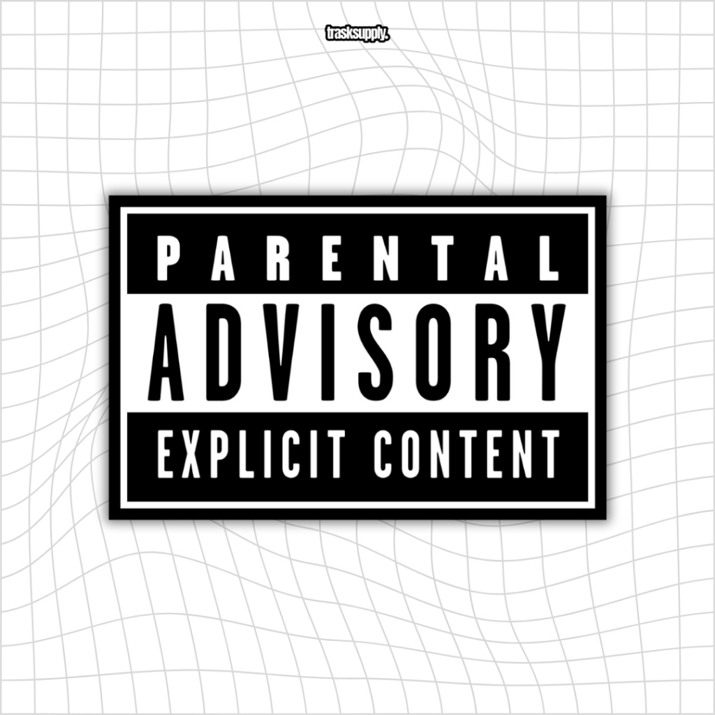 Sticker PARENTAL ADVISORY EXPLICIT CONTENT