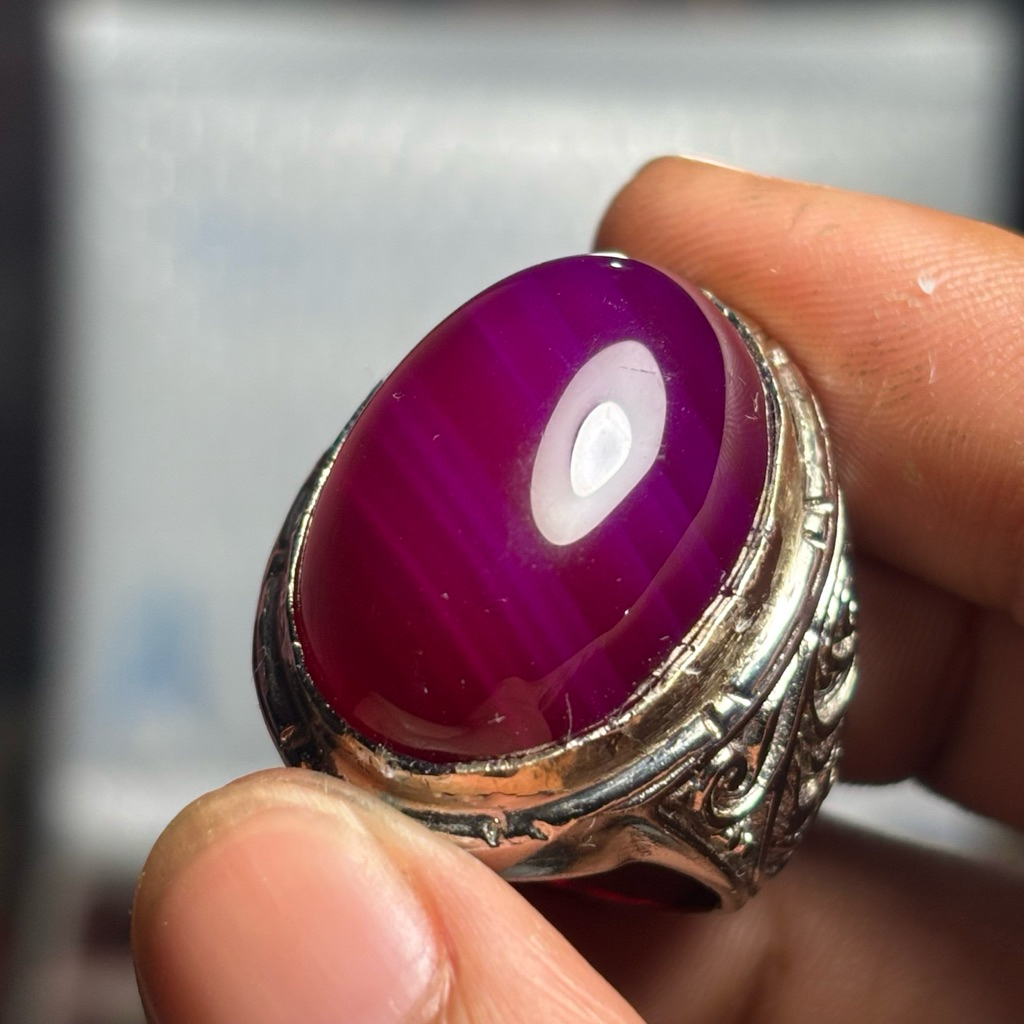 Cincin Batu Akik Natural (Asli) jabarjud (COD) Dim Kantoran Ring Alpaka Super Top HQ Obral Murah Bes