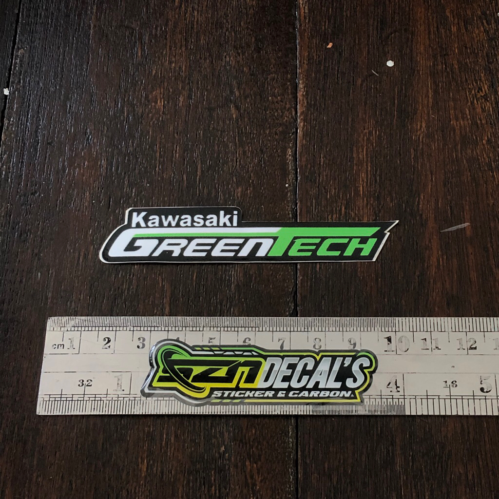 Sticker Kawasaki Greentech spare part ninja