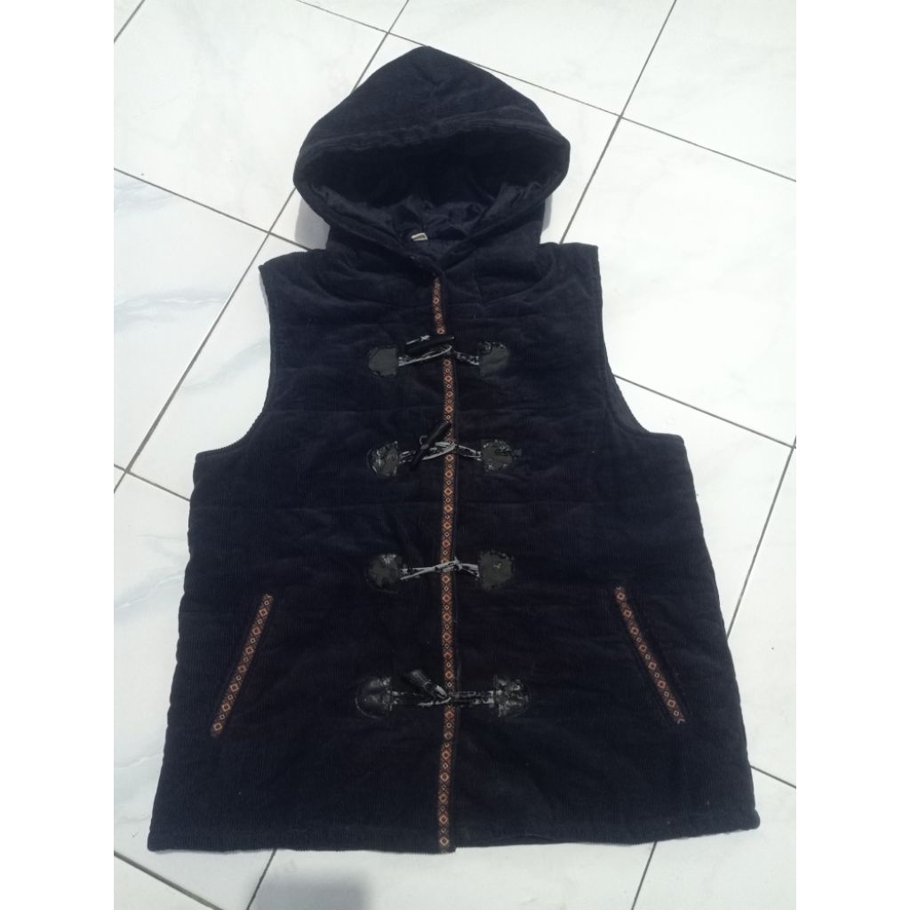 Corduroy Puffer Vest Suffuse Japan SZ M