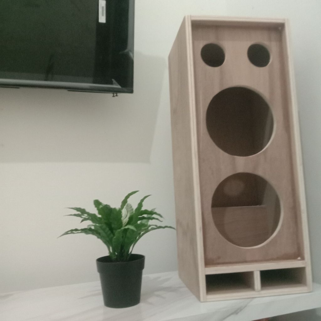 ( Request ) Box Speaker Double 10 inch + 2 Lubang Tweeter