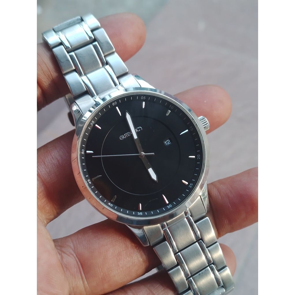 jam tangan guten inc original mens watch preloved/second/bekas