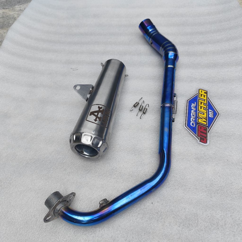 Knalpot racing Arrow pro race Sonic supra gtr Cb 150r Cbr 150r facelift lokal