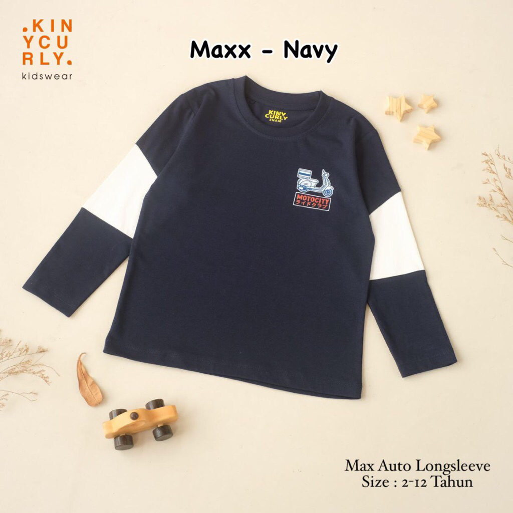 Kaos MAXX AUTO LONGSLEEVE/kaos anak laki-laki