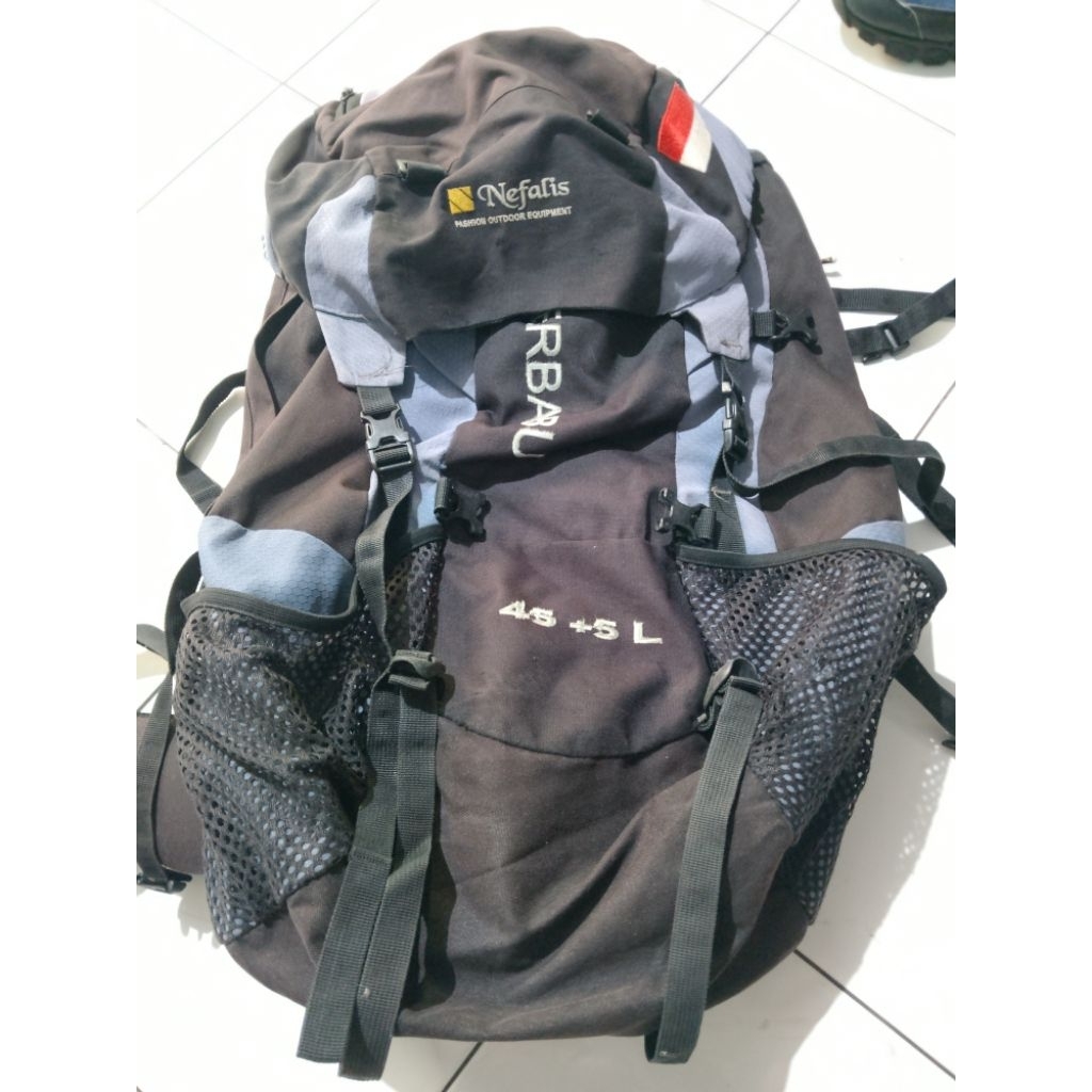 TAS CARRIER, TAS GUNUNG TAS BACKPACK 45+5 LITER