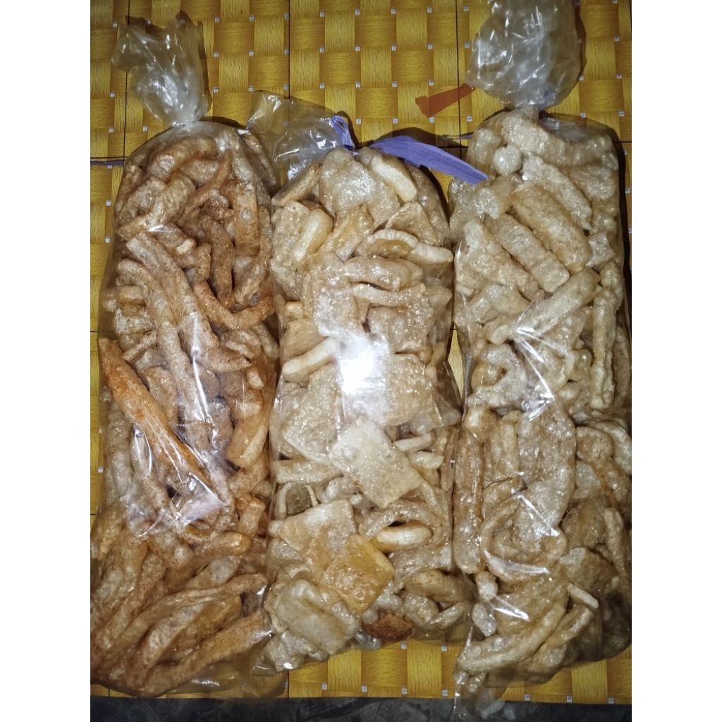 kerupuk kulit sapi matang rambak mikong krencek