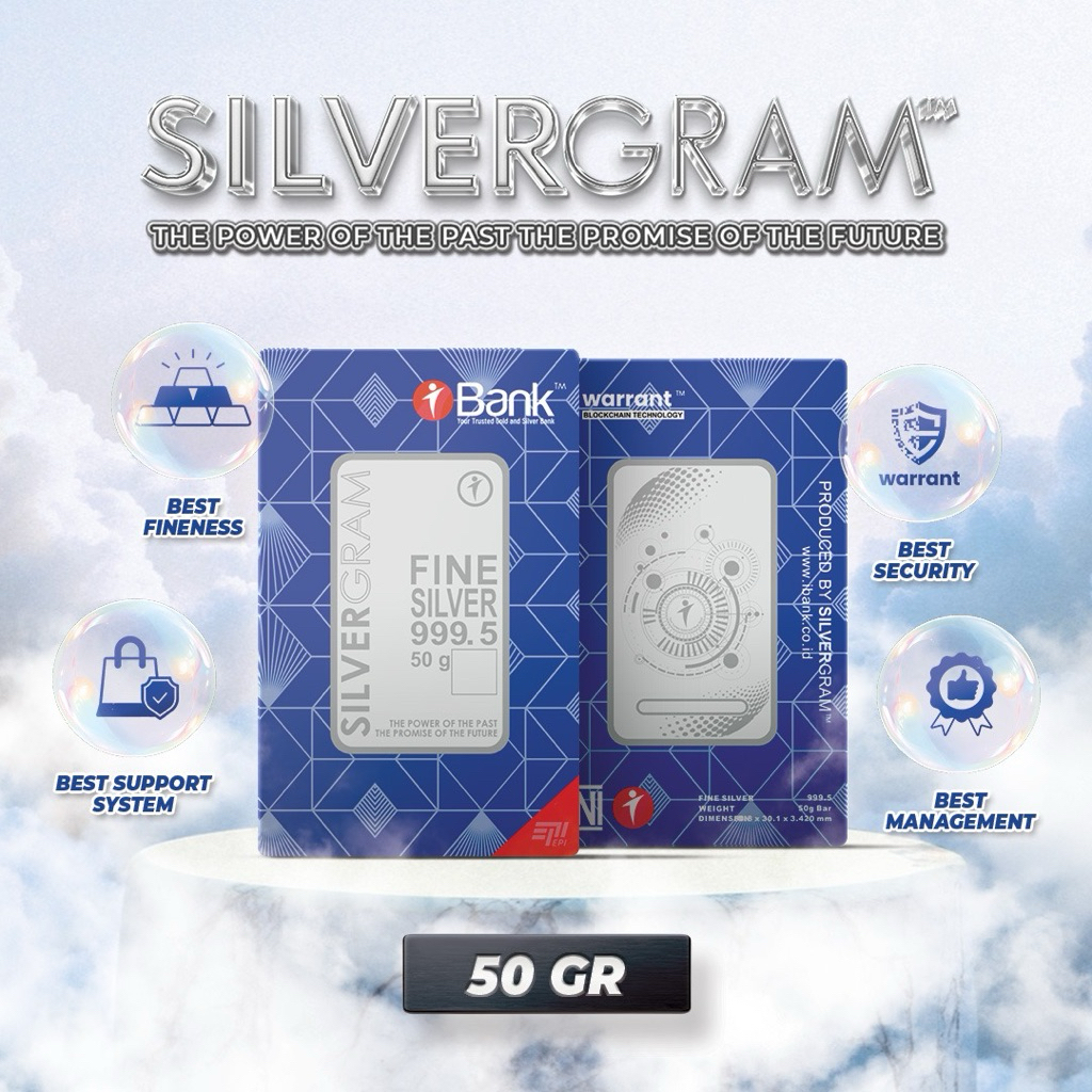 Silvergram Perak Murni 999.5 iBank Silver